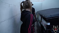 Andi Ray Sucks Rome Major’s Ass & Cock Behind A Back Alley Dumpster!
