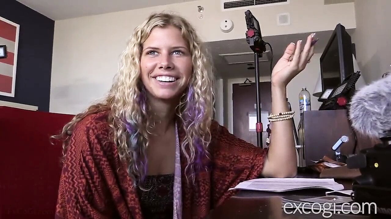 Blonde College Hippie Fucked to Orgasm and Covered in Cum