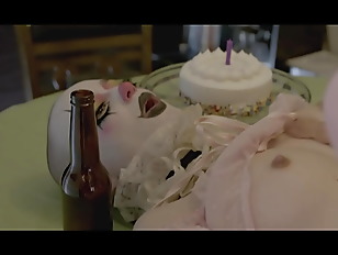 Hot Petite Clown Girl Gets Fucked with a Bottle for Step Son&#’s Birthday – Clowning Around