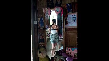 Real Homemade Asian Couple Enjoys Intimate Cowgirl Experience