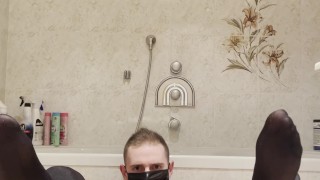 Intense Crossdresser Twink Plays with Dildos in HD