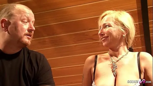 German Mature Couple’s First Threesome Casting Experience