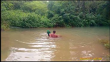 Naughty College Encounter in the Village River – HD Video