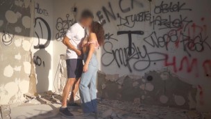 Intense Encounter in Abandoned Building: Security Arrives Unexpectedly