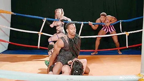 Amalia Davis vs BBC: Intense Interracial Boxing Showdown in HD