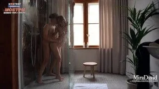 Intense Shower Encounter: Amateur Couple Mira and David