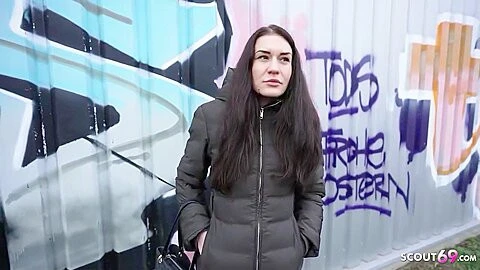 Slim Czech Teen Stefani Jameson Auditions for First Casting