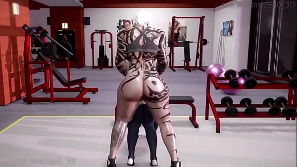 Goth Girl’s Intense Encounter with Futas in the Gym
