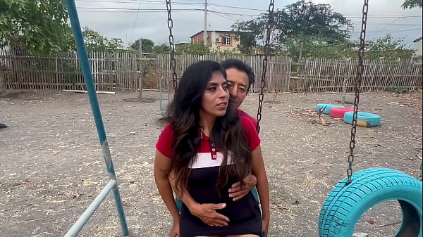 Public Park Encounter: Mature Man Joins Young Women in Amateur Trio
